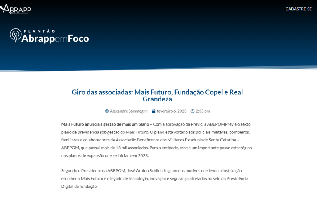 Abrapp – Giro das Associadas – Abepom